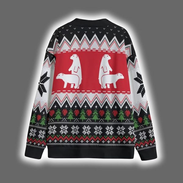 Naughty Bear Couple Christmas Cardigan 6
