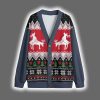 Naughty Reindeer Couple Christmas Cardigan 4