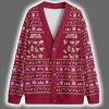 Naughty Shades Of Santa Claus Christmas Cardigan