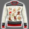 Nine Ladies Dancing Sexy Christmas Funny Ugly Christmas Sweater 2