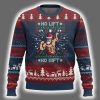 No Lift No Gift Santa Gym Coach Ugly Christmas Sweater 2