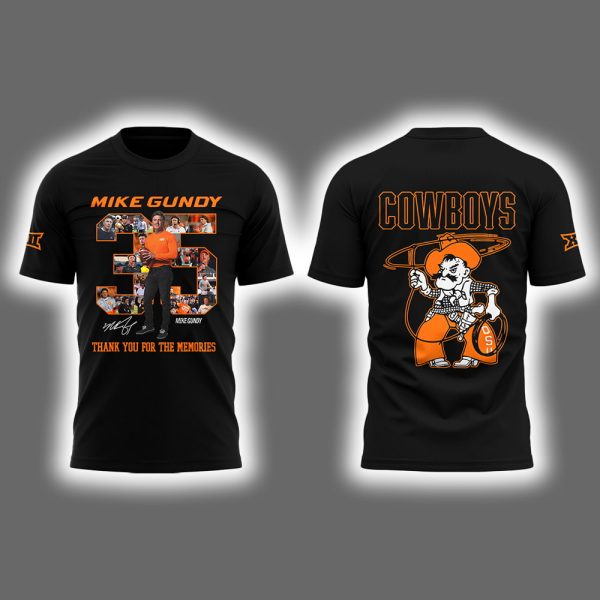 OSU Football Thank You Mike Gundy For 35 Years Shirt 2