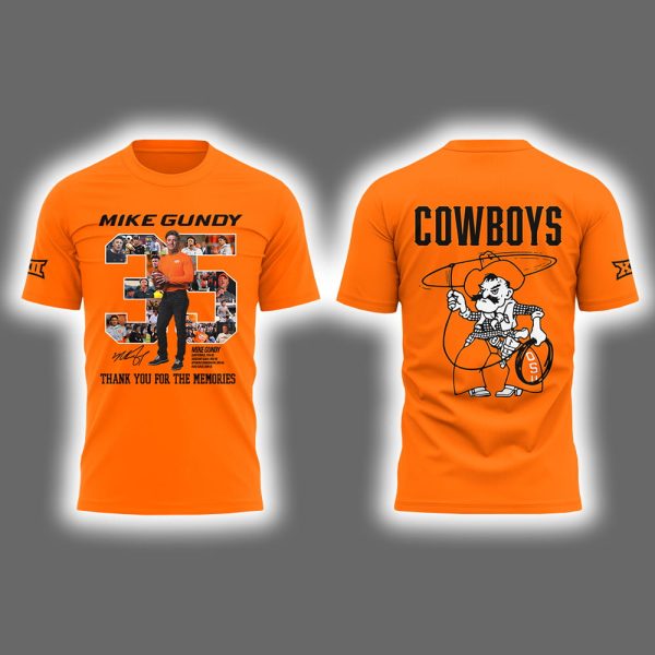 OSU Football Thank You Mike Gundy For 35 Years Shirt 3