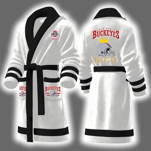 Ohio State King Personalized Bathrobe 3