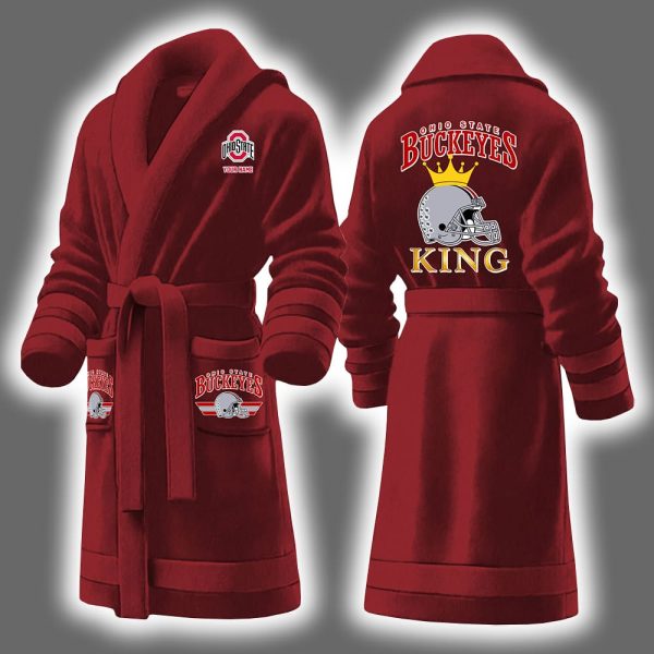 Ohio State King Personalized Bathrobe 4