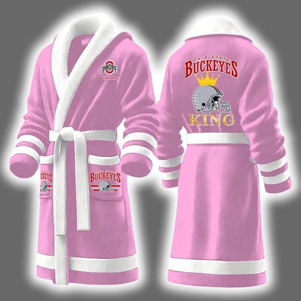Ohio State King Personalized Bathrobe 5