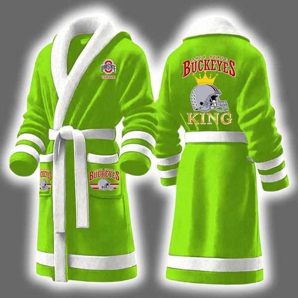 Ohio State King Personalized Bathrobe 7