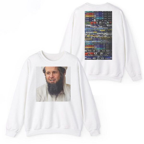 Osama Bin Laden x John Harbaugh Ravens Shirt