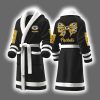 Packers Bow Tie Personalized Bathrobe 2