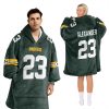 Packers Jaire Alexander 23 Football Unisex Blanket Hoodie 2