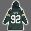 Packers Reggie White 92 Football Blanket Hoodie 3