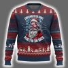Patriotic Santa Christmas In The Front Party In The Back Ugly Christmas Sweater 2