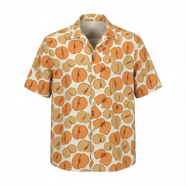 Peach Butt Hawaiian Shirt