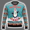Penguins I Dont Have To Be Good Im Cute Ugly Christmas Sweater 2
