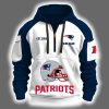 Personalized 2025 Patriots Est 1959 Quarter Zip Hoodie
