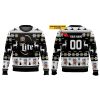 Personalized Black Miller Lite Ugly Christmas Sweater