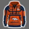 Personalized Broncos Quarter Zip Hoodie
