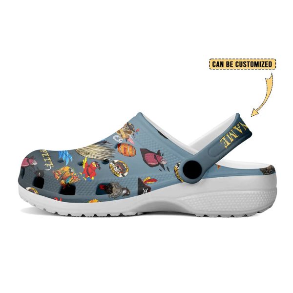 Personalized Jimmy Buffett x Halloween Crocs Clogs 3
