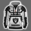 Personalized Raiders Quarter Zip Hoodie