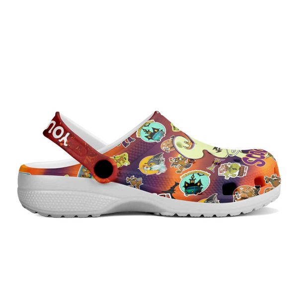 Personalized Scooby Doo x Halloween Crocs Clogs 2