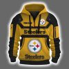Personalized Steelers Quarter Zip Hoodie