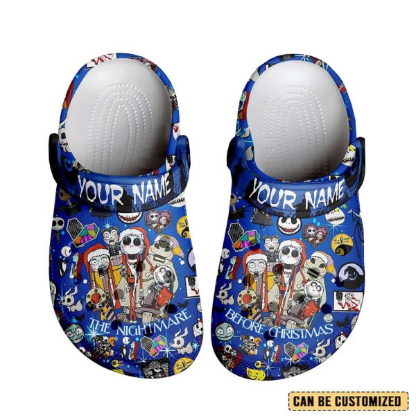 Personalized The Nightmare Before Christmas x Halloween Crocs Clogs