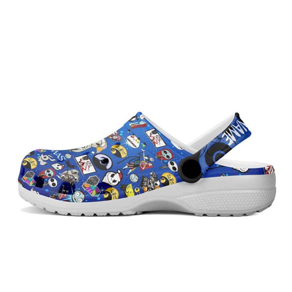 Personalized The Nightmare Before Christmas x Halloween Crocs Clogs 3