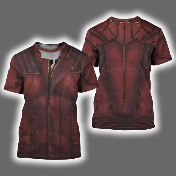 Peter Quill Guardian Of The Galaxy Halloween Costume Shirt