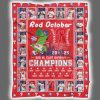 Phillies Red October 2025 B2B NL East Division Champions Blanket