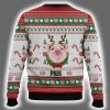 Pigs Santa Hat Ugly Christmas Sweater 3