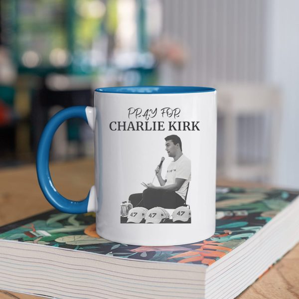 Pray For Charlie Kirk Mug