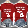 Pray For Grand Blanc Michigan Stronger Together Two-Sided Shirt