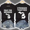 Pray For Grand Blanc Michigan Stronger Together Two Sided Shirt