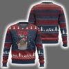 Raccoon Stay Trashy Garbage Trashy Santa Hat Ugly Christmas Sweater