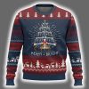 Radiology Merry and Bright Dancing Skeleton Ugly Christmas Sweater 2