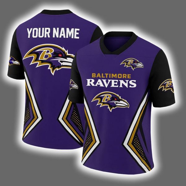 Ravens 2025 Personalized Football Jersey