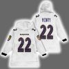 Ravens Derrick Henry 22 Football Unisex Blanket Hoodie