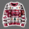 Razorbacks They Not Like Us Ugly Christmas Sweater 2