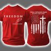 Red Freedom Charlie Kirk Jesus Defeated Death So You Can Live Two-Sided Shirt