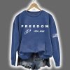 Red Freedom Charlie Kirk Signature 1993 2025 USA Flag Sweatshirt