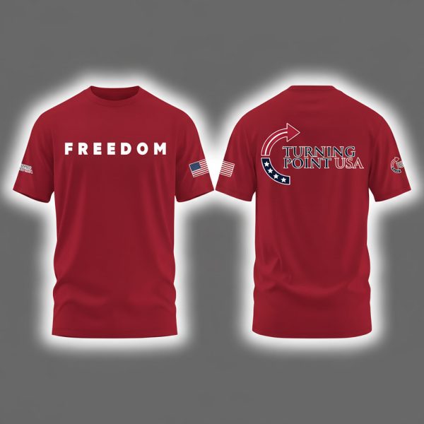Red Freedom Charlie Kirk Turning Point USA Shirt