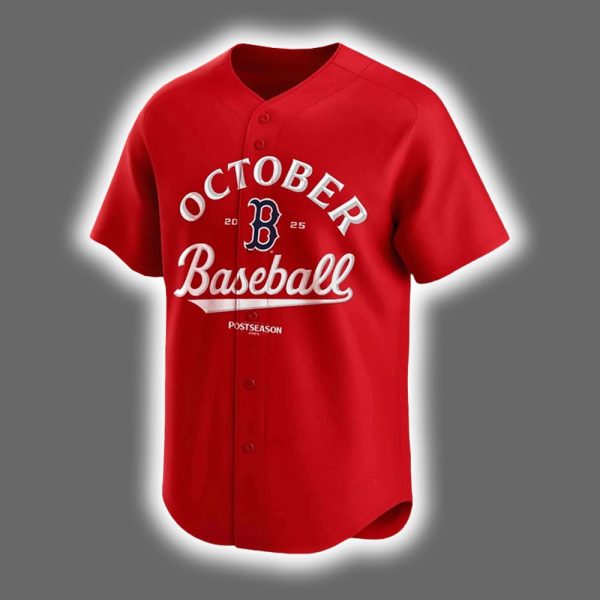 Red Sox 2025 October Baseball Built For Fall Jersey 2