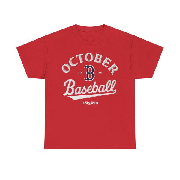 Red Sox 2025 October Baseball Shirt
