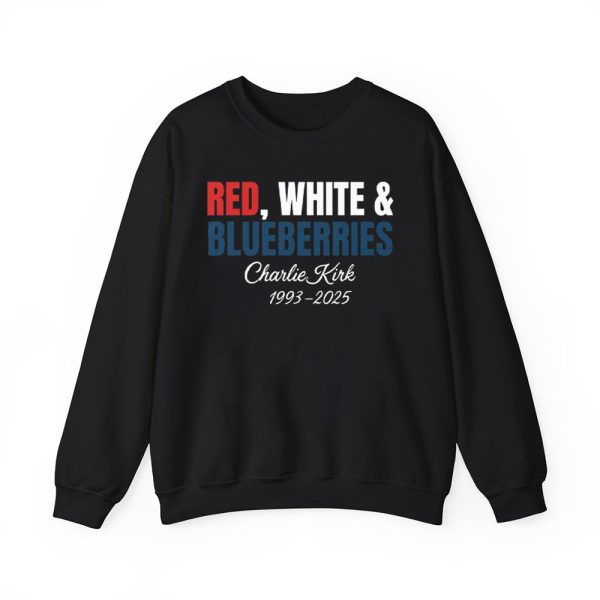 Red White And Blueberries Charlie Kirk 1993 2025 Shirt 3