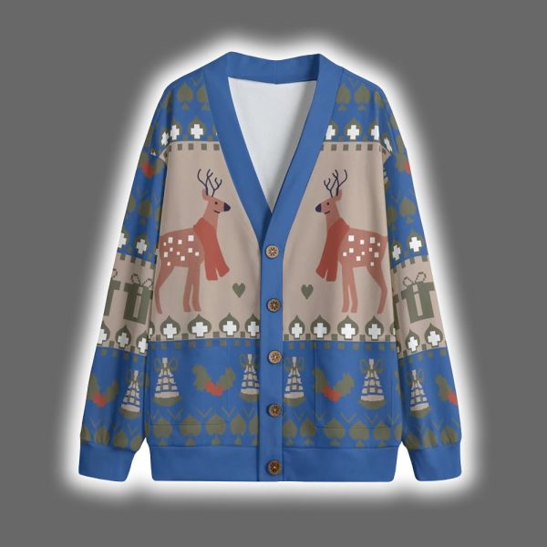 Reindeer Christmas Cardigan 3