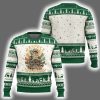 Respect The Beard Cool Santa Vintage Ugly Christmas Sweater