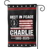 Rest In Peace Charlie Kirk 1993-2025 Flag
