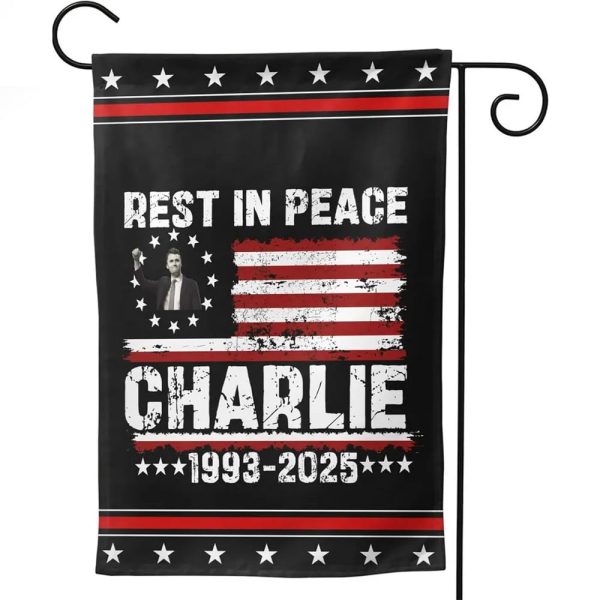Rest In Peace Charlie Kirk 1993-2025 Flag