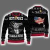 Rest In Peace Charlie Kirk Ugly Christmas Sweater