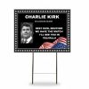Rest Now Brother Charlie Kirk Yard Sign